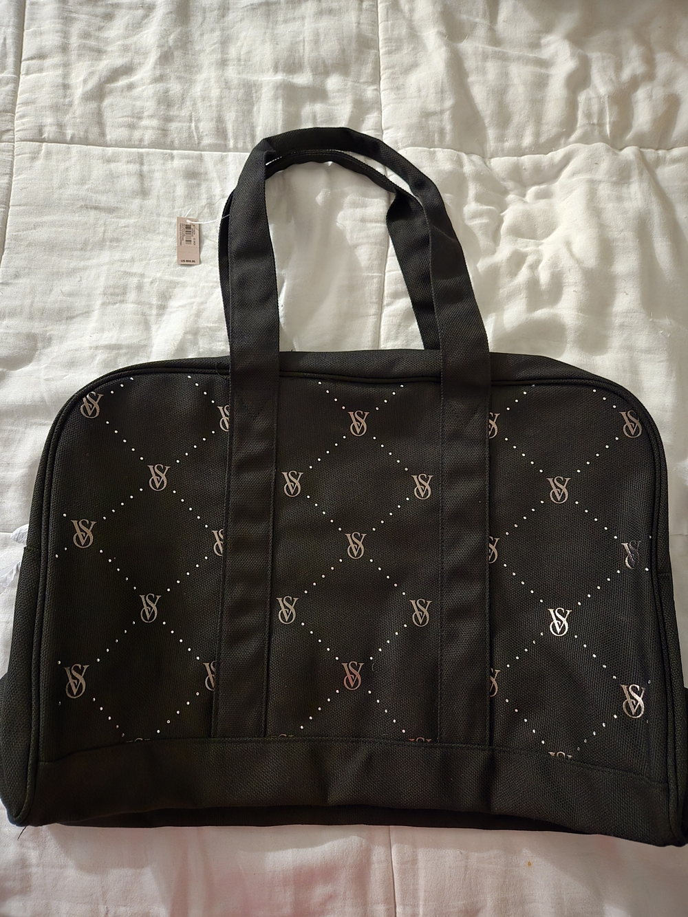 Victoria's Secret Rhinestone Quilted Tote Bag